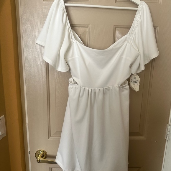 Altar'd State White Off-Shoulder Dress - Picture 1 of 3